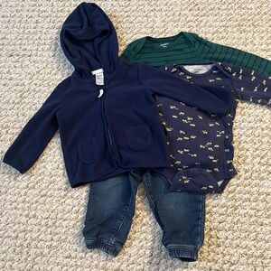 Set of 18mo Baby Boy Clothes - Carter’s, OshKosh